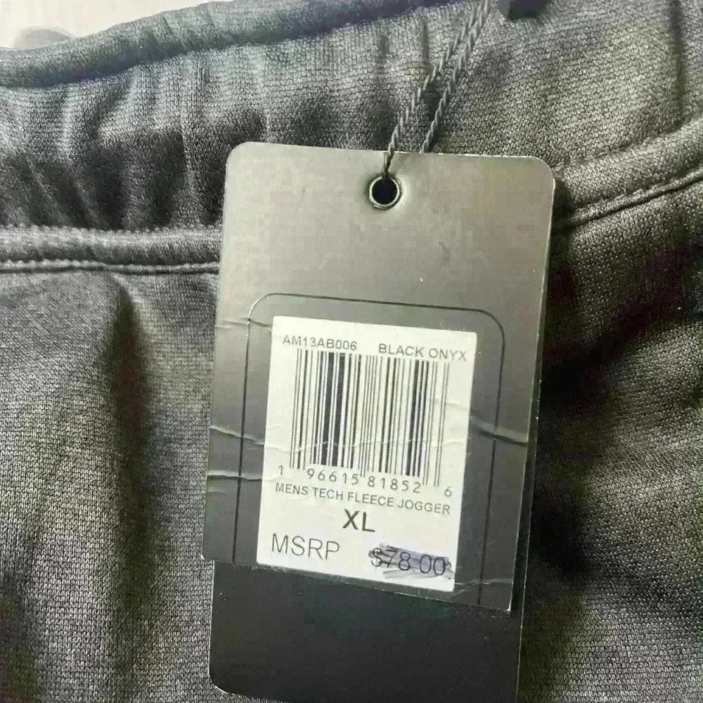 MOTION MENS XL BLACK JOGGERS - Picture 4 of 4